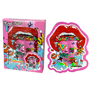 Sacs en Mylar anti-odeur de 3,5 g avec fenêtre, personnalisés et imprimés, refermables, pour bonbons exotiques, biscuits, herbes sèches et fleurs, emballage plastique - Product Image 1