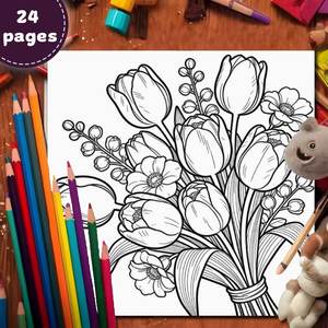 Cuadernos para Colorear con Logotipo Personalizado, Diseño Floral Espiral, Hermoso Libro para Colorear para Amantes del <span class=keywords><strong>Arte</strong></span>, Niños, Adultos, Material Escolar - Product Image 3