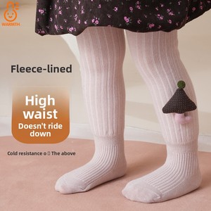 Leggings d'hiver pour bébé, nouveaux collants en velours tricoté épais, chauds, absorbants la transpiration, salopettes pour filles, vêtements d'extérieur, rétention de chaleur - Product Image 4