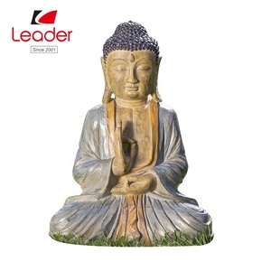 Statue <span class=keywords><strong>de</strong></span> <span class=keywords><strong>moine</strong></span> Shaolin en polyrésine aspect pierre, statue <span class=keywords><strong>de</strong></span> <span class=keywords><strong>moine</strong></span> Bouddha pour jardin - Product Image 4