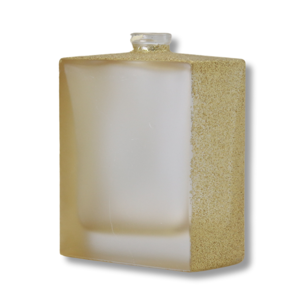 ใสด้าน + กากเพชรสีทอง