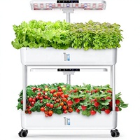 Mini Jardin Hydroponique Intelligent avec Éclairage Intérieur, Kit de Culture Hydroponique, Pot de Culture pour Boîte de Culture de Légumes