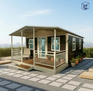 Maison préfabriquée moderne de 30 pieds, alimentée à l'énergie solaire, petite maison conteneur extensible pour complexe hôtelier <span class=keywords><strong>RayZen</strong></span> - Product Image 2