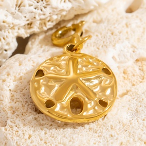 Accesorios de Joyería de Acero Inoxidable Chapado en Oro de 18K de Alta Gama para Mujer, Diseño DIY - Product Image 1