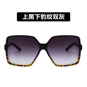 2023 nuovi occhiali da sole retrò di grandi dimensioni con montatura quadrata <span class=keywords><strong>lenti</strong></span> di moda De Sol in blu rosa grigio materiale PC-all'ingrosso - Product Image 4