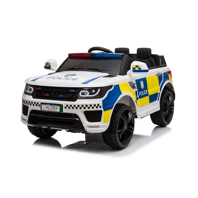 New 12v police kids electric car children ride on car for kids to drive with light and music