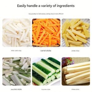 Cortadora Eléctrica de Patatas Fritas y Vegetales, Totalmente Automática, con Motor de 220V, para Cebollas, Frutas, Restaurantes y Granjas - Product Image 3