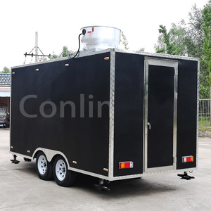 Remorque de rôtisserie de poulet entièrement équipée CONLIN, stand de nourriture en acier inoxydable personnalisé à vendre - Product Image 5