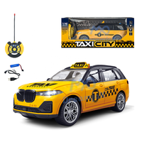 RCC0101CT DreamjoX 1:16 27MHz RF RC Voiture télécommandée Taxi Cabine Véhicule Jouet Similaire I Love NY Jaune NYC New York City