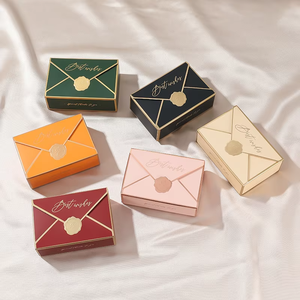 Boîte de rangement pour bonbons de mariage, sushis, chewing-gums, écologique, biodégradable, avec logo personnalisé en relief, laminage mat, cadeaux de Noël - Product Image 3