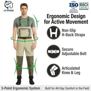 OEM 3 Layer Breathable Chest <strong>Waders</strong> Waterproof Stockingfoot Fly <strong>Fishing</strong> &amp; Duck Hunting <strong>Waders</strong> Manufacturer - Product Image 3