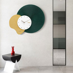 House Luxury <b>Wall</b> <b>Clock</b> Irregular Shape <b>Silent</b> Quartz Battery Powered Living Room Modern Minimalist Decorative Art - Product Image 2