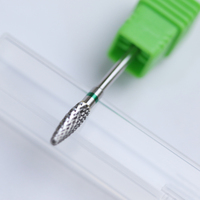 Broca de llama pequeña de 2,35mm, brocas de carburo para uñas, bandas de lijado para taladro de uñas eléctrico XF Extra fino