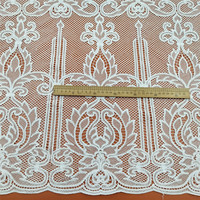 Dentelle Florale Rétro Européenne Soluble dans l'Eau, Bordure Brodé pour Vêtements et Accessoires Textiles de Maison