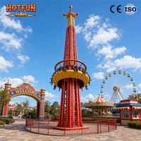 Manège Drop Tower de conception nouvelle, équipement de parc d'attractions, tour rotative, vente directe d'usine en Chine