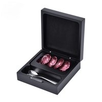 Boîte-cadeau de Capsule de café Nespresso noir mat en bois de haute qualité porte-capsule boîte de rangement d'affichage de dosettes de café de luxe