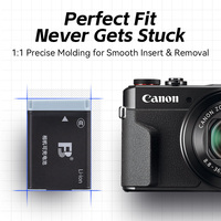 Baterai kamera FB NB-13L untuk kamera Canon G7X2 G9X2 G5Xark 2 G1X3 SX740 G7X3 SX730 SX720 SX620