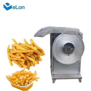 Automatic Industrial Frozen French Fries Production Line Cassava Fresh Finger Potato Chips Making Machine Price