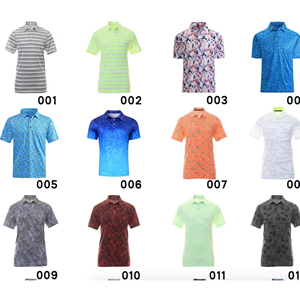 Camiseta de <span class=keywords><strong>Golf</strong></span> Casual para Hombre Yutuo OEM, Tejida, Transpirable, de Secado Rápido, Manga Corta, Verano, Impresión DTG, Poliéster - Product Image 5