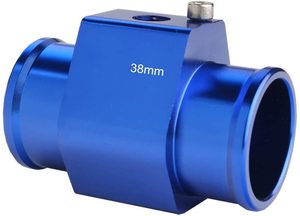 26-40MM 알루미늄 수온 티 센서 어댑터 자동차 개조용 범용 연료/오일 압력 게이지 조인트 맞춤 로고 - Product Image 3