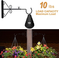 Crochets de suspension réglables pour plantes, mangeoires à oiseaux suspendues d'extérieur, carillons éoliens, paniers à fleurs, supports de pots – Fournitures
