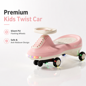 Voiture à bascule pour enfants Fashion Space Rocket, roues silencieuses avec amortisseurs, voiture à bascule pour bébé, cadeau de vacances pour enfants - Product Image 1
