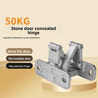 Charnières de porte en acier inoxydable pour portes battantes vers l'extérieur, charnières dissimulées pour hydrant d'incendie, charnières robustes pour portes à carrelage à montage encastré et à suspension sèche
