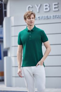 Bán Buôn Chất Lượng Cao Mùa Hè Ngắn Tay Áo Rắn Trống Đồng Bằng Kinh Doanh Biểu Tượng Tùy Chỉnh Polyester Cotton Làm Việc Polo Người Đàn Ông Polo Áo Sơ Mi - Product Image 6