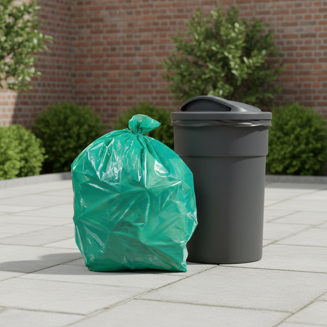 Heavy Duty Plastic Rubbish Garbage Bag Recycling Plastic Compostable Biodegradable Cheap Compostable Rubbish Bag
