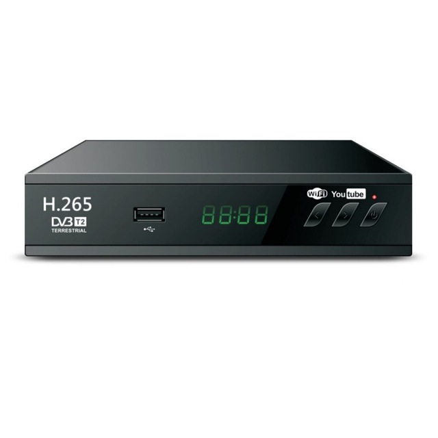 Advanced HEVC H.265 Set Top Box Receiver DVB-T2/T/C S2 for Italy Spain Greece Europe Digital TV Satellite Terrestrial