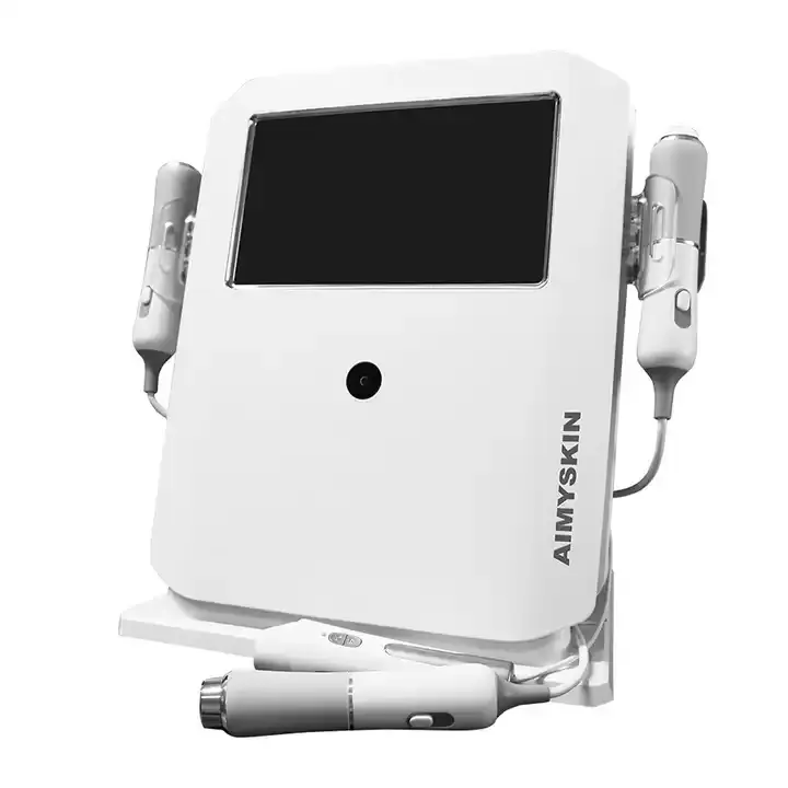 공장 OEM 로고 피부 분석기 RF 초음파 산소 제트 주입 변경 영 4 In 1 Co2 얼굴 미용 장비 기계