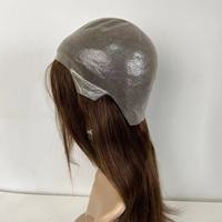 Wig renda hd kulit tipis penuh tanpa lem rambut manusia alami baru untuk wanita hitam terlaris