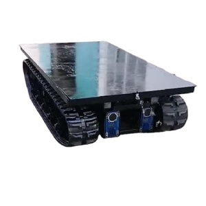 แพลตฟอร์มช่วงล่างแชสซีรถตีนตะขาบยาง,มีมอเตอร์ไฟฟ้า24V 48V Dc - Product Image 2