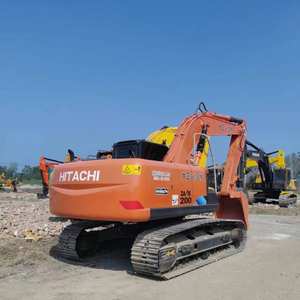 Excavadora HITACHI ZX200 Usada de Alta Calidad en Venta a Bajo Precio, Incluye Motor, Caja de Cambios, Bomba de Engranajes, Rodamientos y PLC - Product Image 2