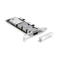 Tarjeta de Interfaz de Red Cableada de Alta Velocidad de 400G, Adaptador PCIe 5.0 QSFP112, Servidor de Computación con IA, InfiniBand Ethernet, Centro de Datos RDMA