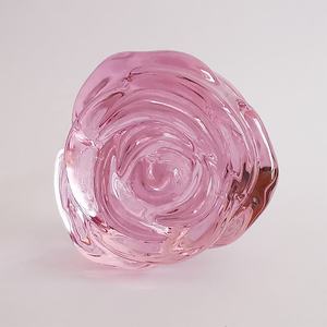 Handgemachte Kristallglas Pink Dildo Rose Penis Wieder verwendbare Sex liefert Phallus Adult Spielzeug für Frauen Damen Mädchen Mastur bator - Product Image 4