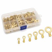 Kit de 150 cosses à sertir de type O M3-M10 non isolées en laiton pour câblage électrique