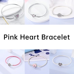 Bracciale Charm in <span class=keywords><strong>Argento</strong></span> Sterling <span class=keywords><strong>925</strong></span> Fai-da-Te, Gioielli alla Moda per Donne, Bracciali e Bangle con Zirconi a Forma di Serpente - Product Image 4