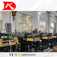 Máquina de hilar rotativa de alta gama con funciones completas Kingkangda 5000W, automática, 30m/min, para hilo de colores, con programación por ordenador y procesamiento PLC
