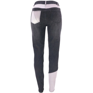 Pantalones <span class=keywords><strong>Vaqueros</strong></span> de Mezclilla para Mujer, Estilo Push-Up, con Parches Decorativos, Estilo Boyfriend, Jeans Americanos de Buena Calidad - Product Image 4