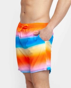 Swimwear Manufacturer Custom <strong>Rainbow</strong> Men's Board <strong>Shorts</strong> Quick Dry Swim Trunks Beach <strong>Short</strong> Pant Bathing Suit Male Swimming Wear - Product Image 3