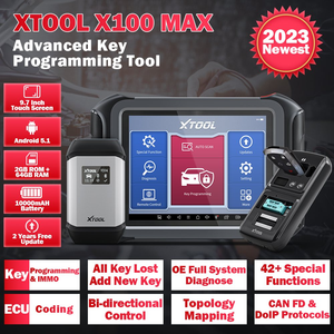 2025 Xtool X100 Max Auto Key Programmeur Immo Elite Diagnostische Tools Kc501 <span class=keywords><strong>Ecu</strong></span> Codering Volledige Bidirectionele Controle X100 Pad3 - Product Image 4
