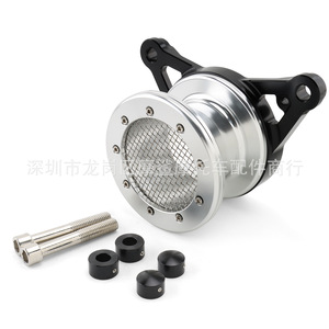 กรองอากาศมอเตอร์ไซค์ Yuechi อลูมิเนียม CNC 190 มม. สำหรับ Harley Nightster 975 RH975 ปี 2022-2024 - Product Image 2