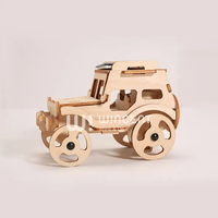 Rompecabezas 3D de Madera Wincent, Coche Solar Todoterreno, Kit de Modelo para Armar, Juguete Educativo STEM, Proyecto Científico, Regalo para Niños