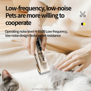 Máquina <span class=keywords><strong>Cortadora</strong></span> <span class=keywords><strong>de</strong></span> <span class=keywords><strong>Pelo</strong></span> <span class=keywords><strong>para</strong></span> Mascotas Inalámbrica Recargable con Motor Silencioso y Potente, Pantalla LCD, RPM Ajustable <span class=keywords><strong>de</strong></span> 7000 - Product Image 2