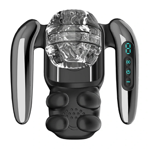 Masturbador Automático con Copa, Recargable por USB, Vibrador Telescópico, Juguete Sexual Masculino con Pantalla - Product Image 1