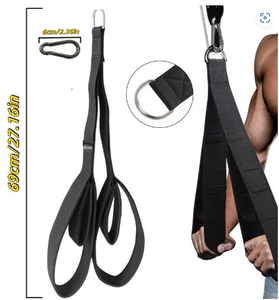 Corde de triceps durable avec poignée de gym et <span class=keywords><strong>poulie</strong></span>, accessoire d'entraînement à domicile pour les biceps dorsaux - Product Image 4