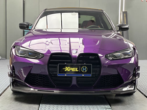 Aileron avant en fibre de carbone sèche de haute qualité V Style pour <span class=keywords><strong>Bmw</strong></span> <span class=keywords><strong>M3</strong></span> <span class=keywords><strong>G80</strong></span> M4 G82 G83 Modèles Lèvre de pare-chocs avant - Product Image 3