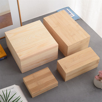 Boîtes cadeaux en bois, grande boîte à souvenirs pour objets précieux, boîtes décoratives avec couvercles, boîte en bois avec couvercle à charnière, boîte de rangement, boîte marron
