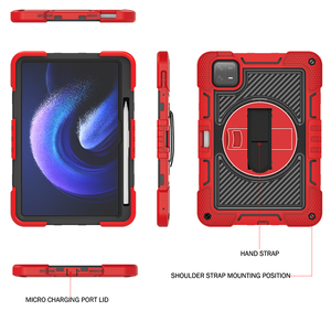 เคสแท็บเล็ตสำหรับ Xiaomi Pad 6/6 pro ขนาด 11 นิ้ว พร้อมขาตั้งแบบยืดหดได้และสายคล้องข้อมือ - Product Image 2